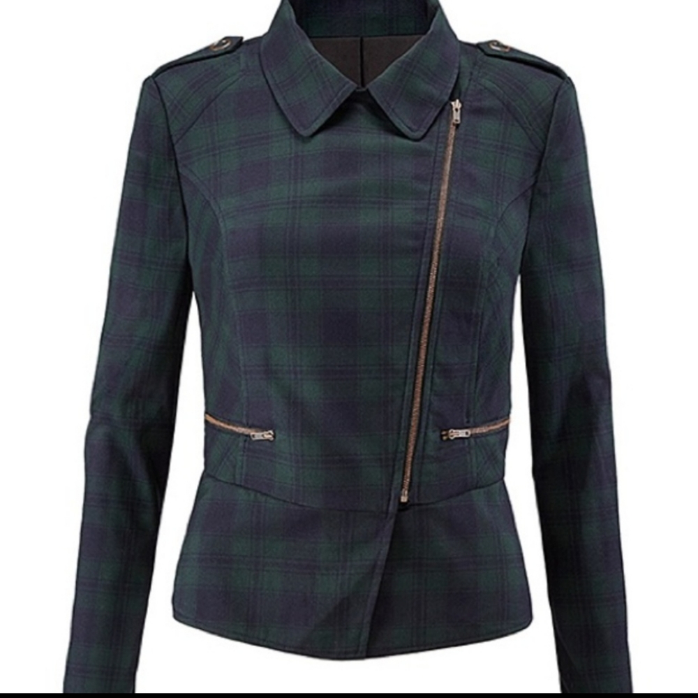 Cabi Tartan Plaid Jacket